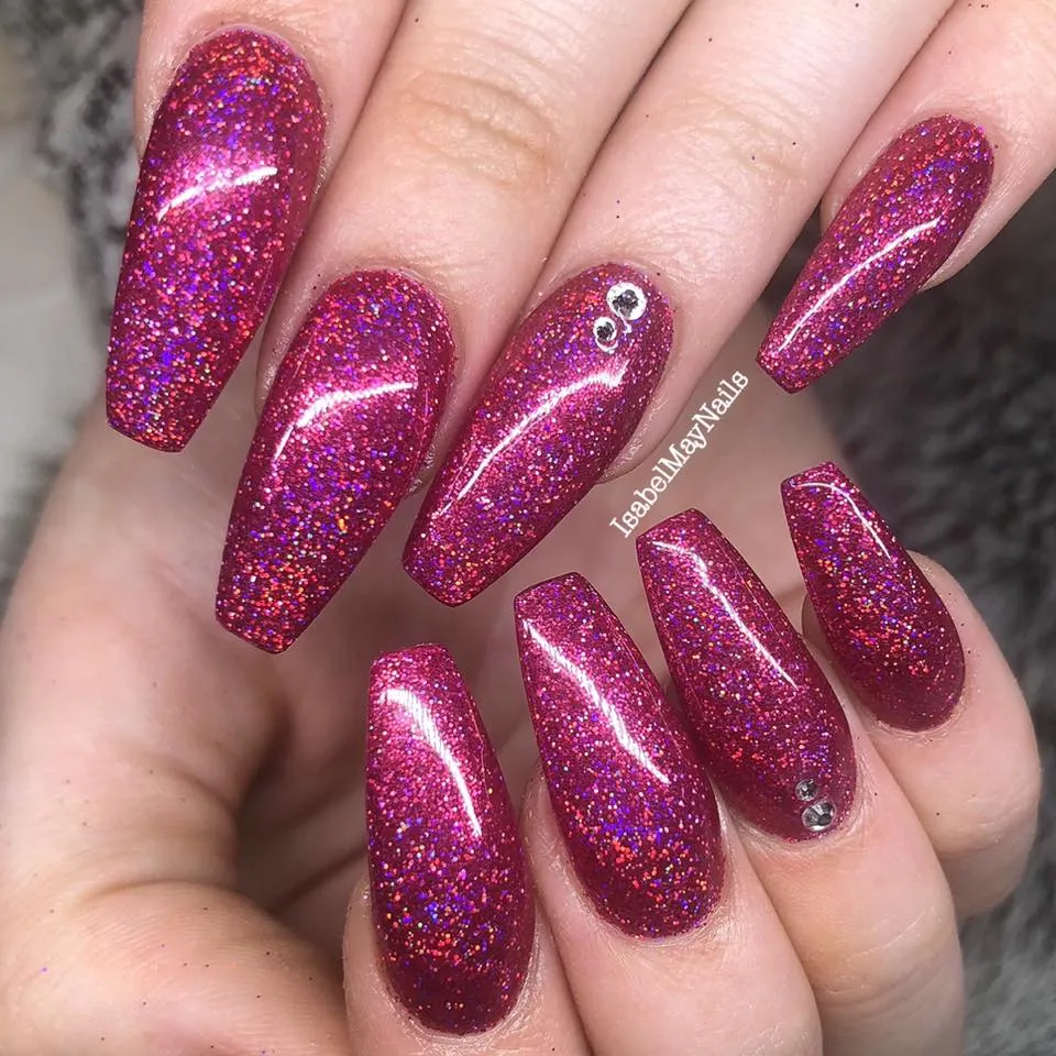 Indigo Nails Delia negleglitter med fin glans