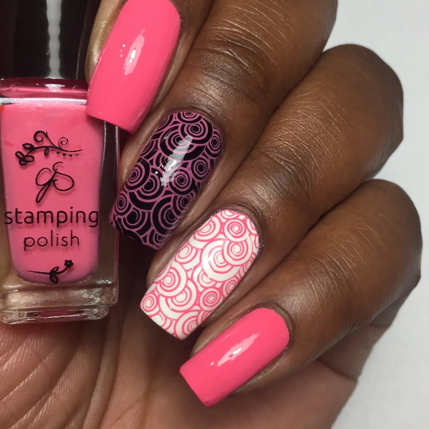 Clear Jelly Stamper 6 KaPink stamping polish pink 5 ml