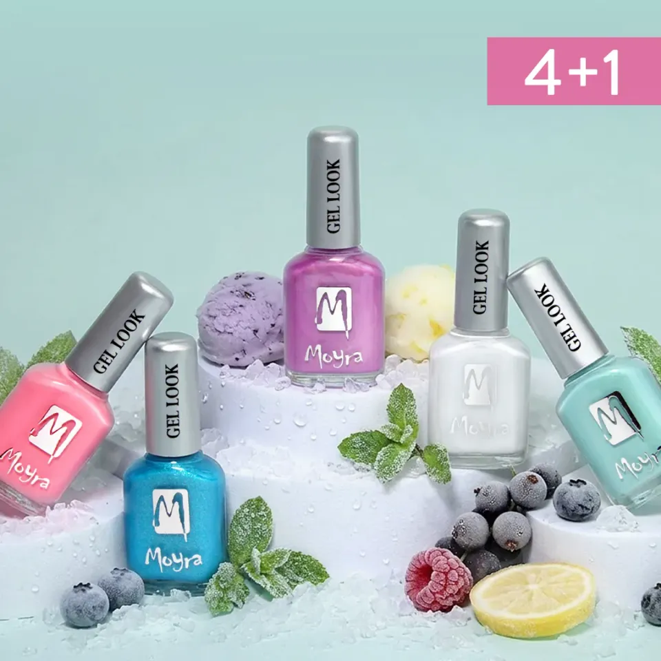 Moyra Gel Look Frozen Sorbet neglelak 5x12 ml
