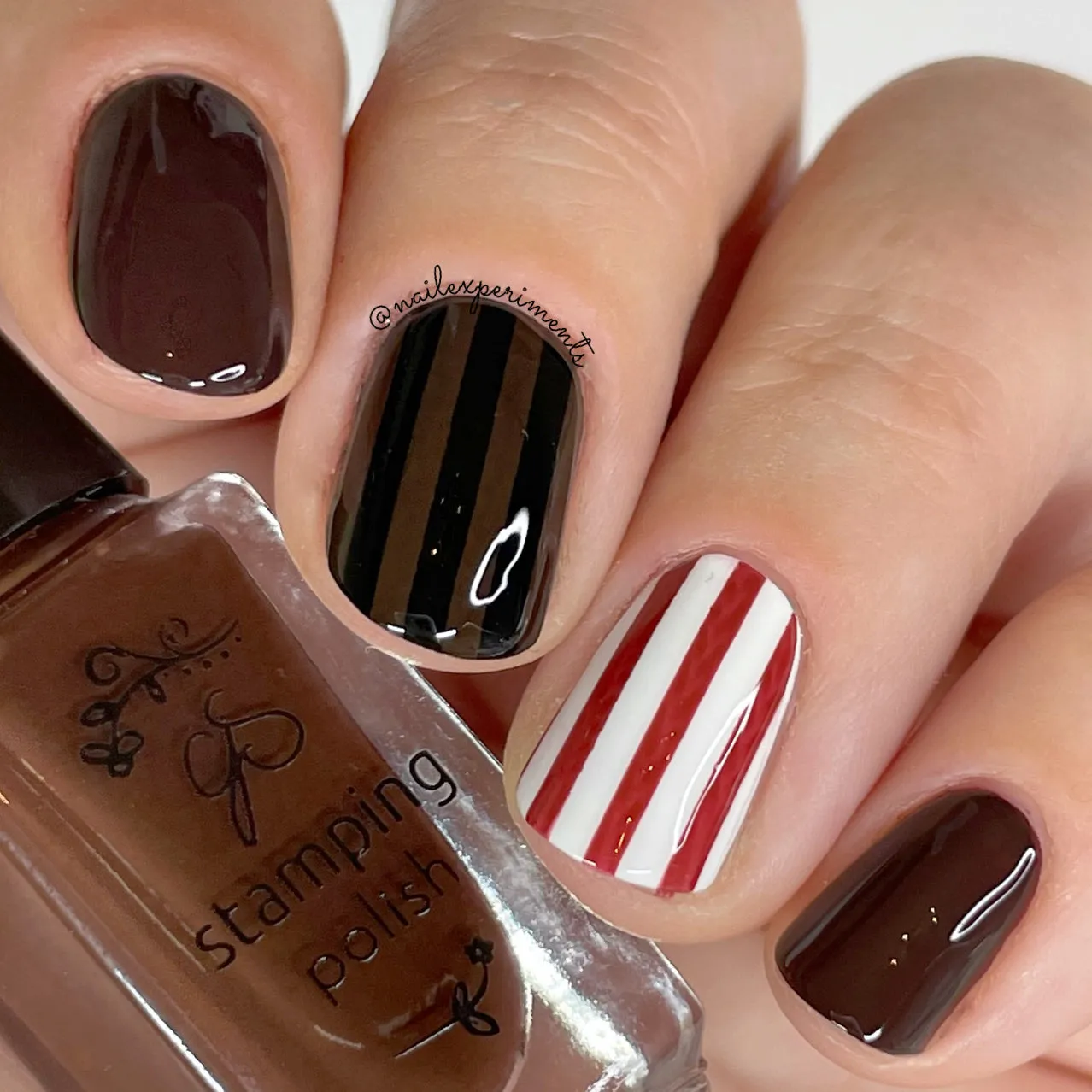 Clear Jelly Stamper 113 stemplingslak espresso brun 5 ml