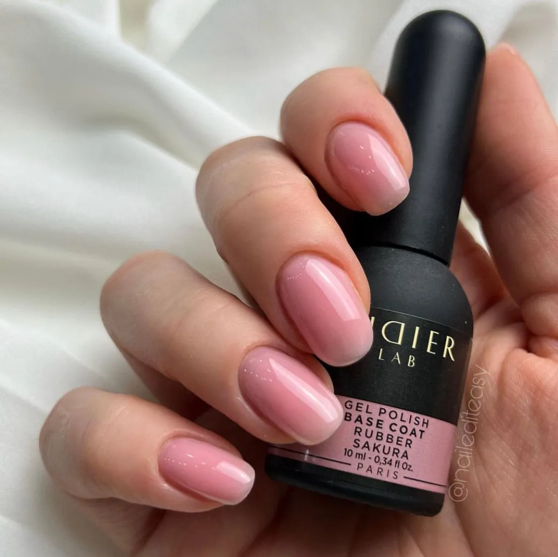 Didier Lab Rubber Base Sakura base coat 2-i-1 rosa