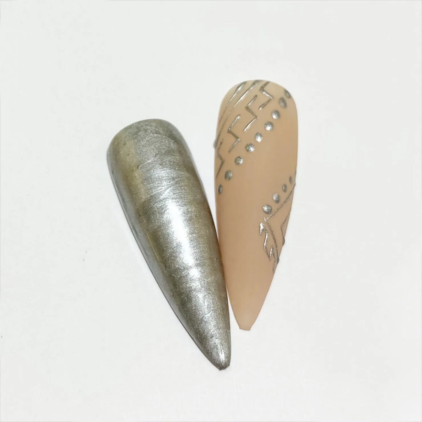 Clear Jelly Stamper Metallic negle gel guld metallisk