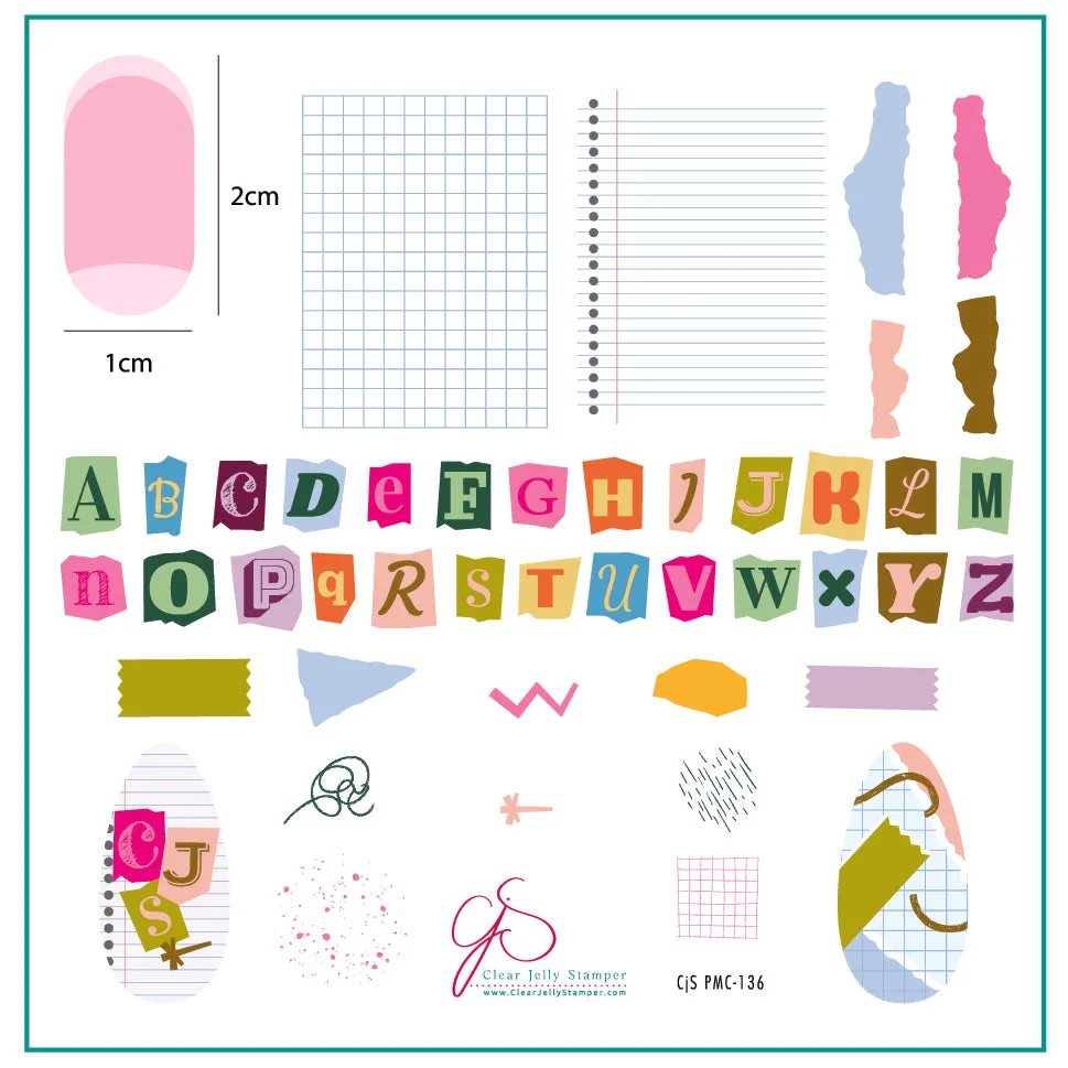 Clear Jelly Stamper Plate of the Month negleplade March 2026 sæt