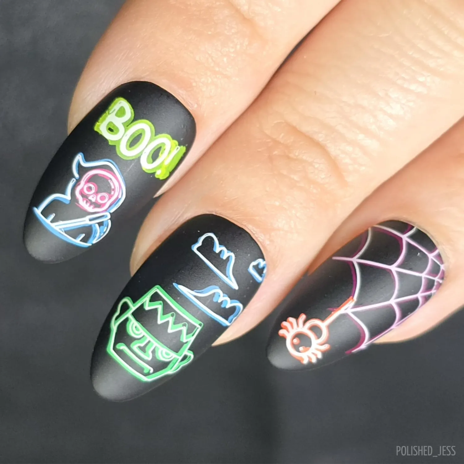 Clear Jelly Stamper CjSH-117 stempelplade Neon Nightmares