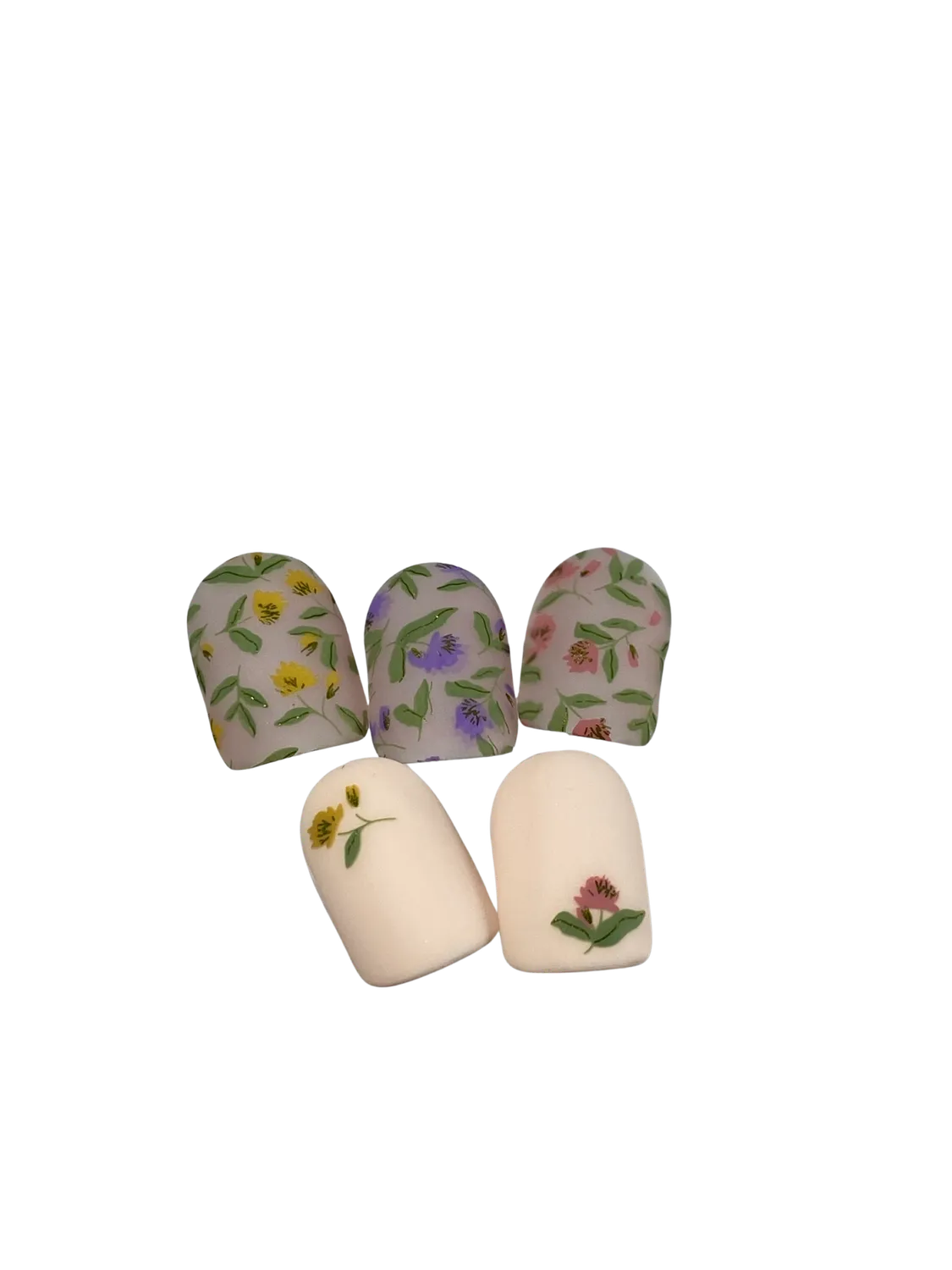 Clear Jelly Stamper CjS-409 Petals in Pattern stamping plade blomster