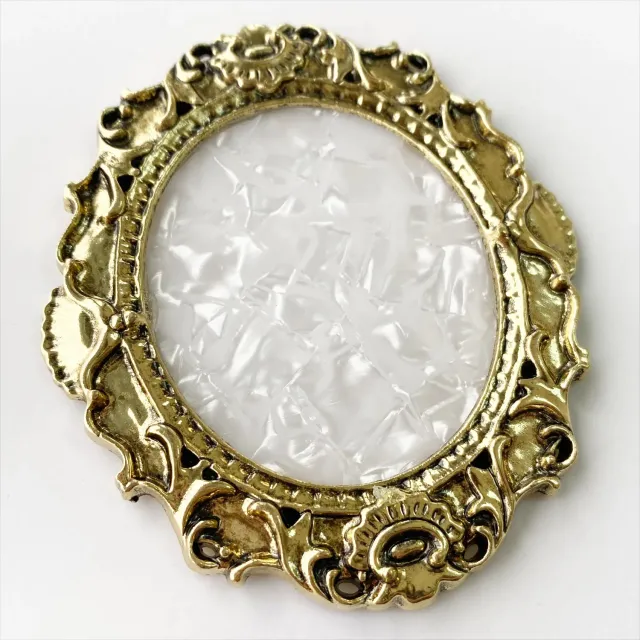 Clear Jelly Stamper KoKo Gold Ornate Frame blandepalette