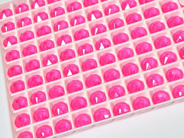 Beautystones Crystals Electric Pink neglesten flad bagside