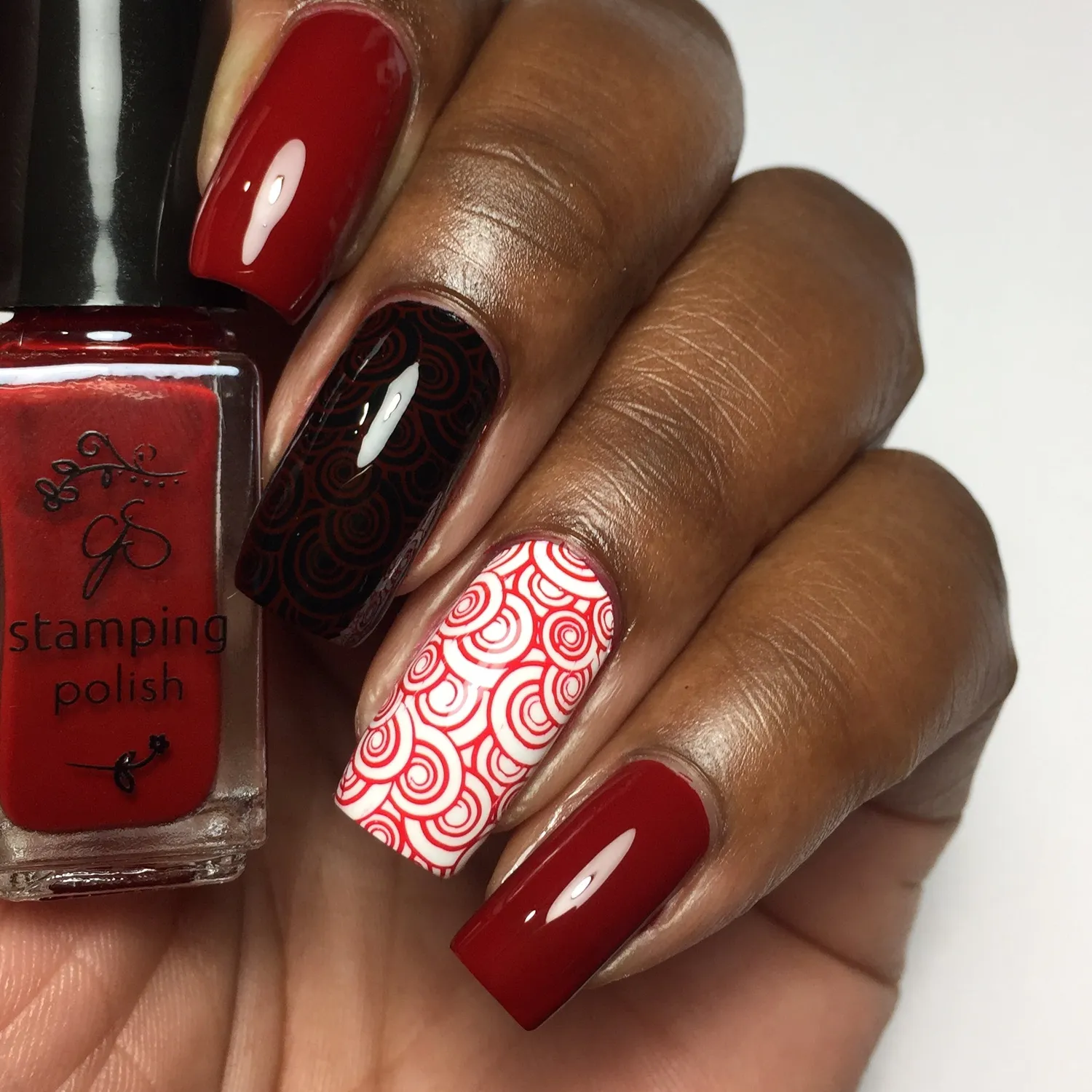 Clear Jelly Stamper #9 REDy for Anything stamping lak rød 5 ml