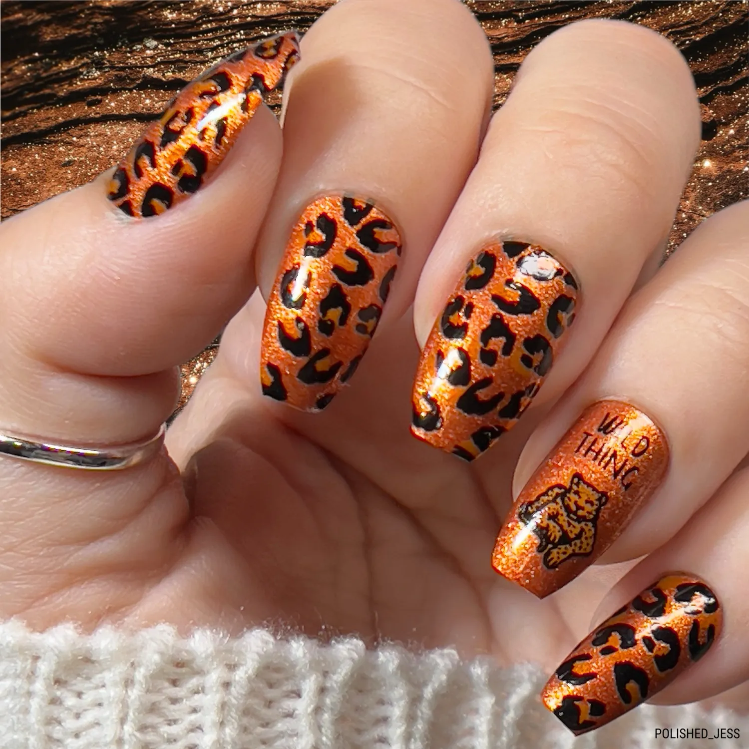 Clear Jelly Stamper CjS-176 Wild Cheetah negleplade 14,5cm