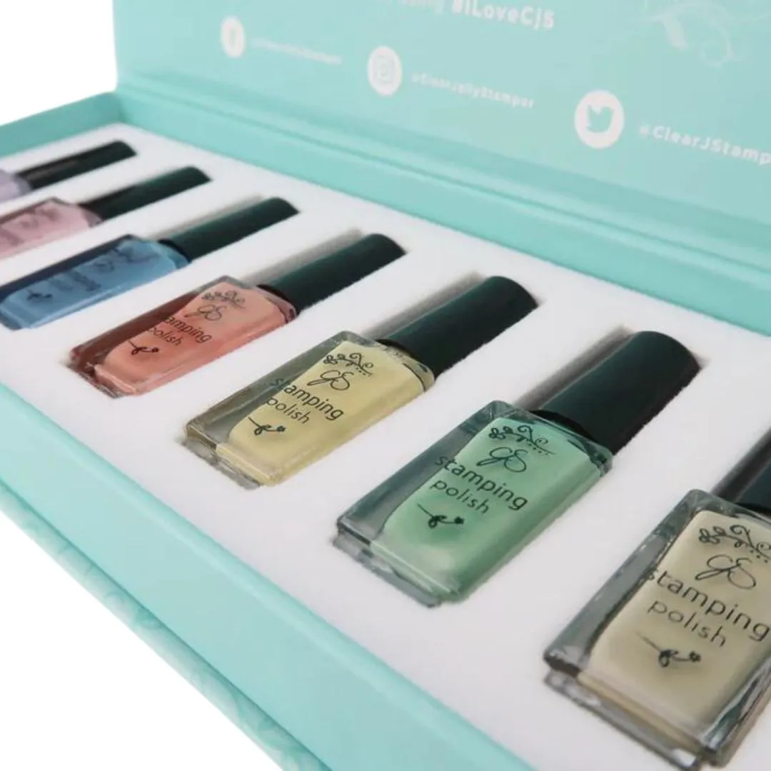 Moonflair Stamping Polish Vintage sæt 7x5 ml
