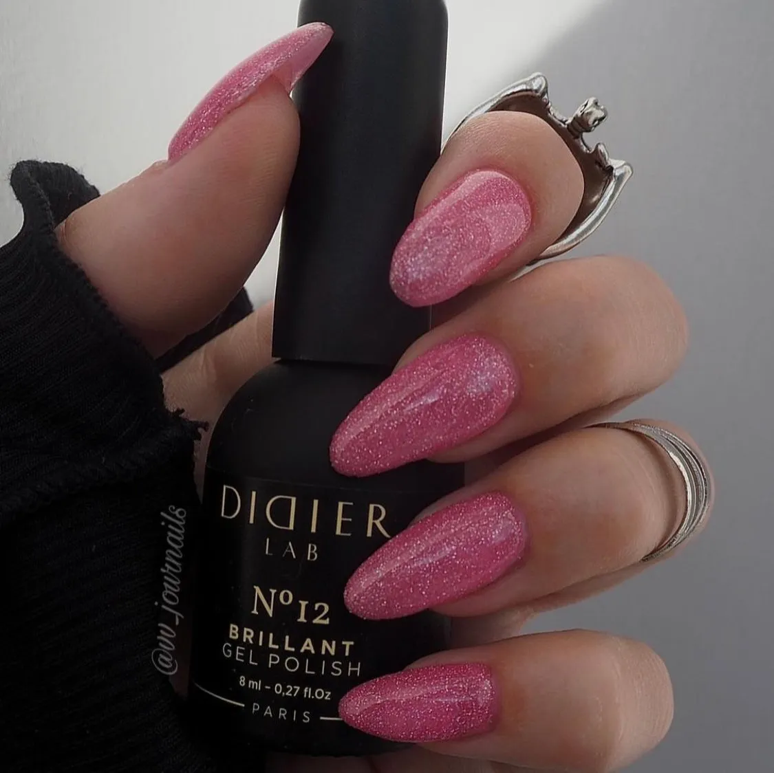 Didier Lab Brillant No 12 gellak 8ml hindbærrosa