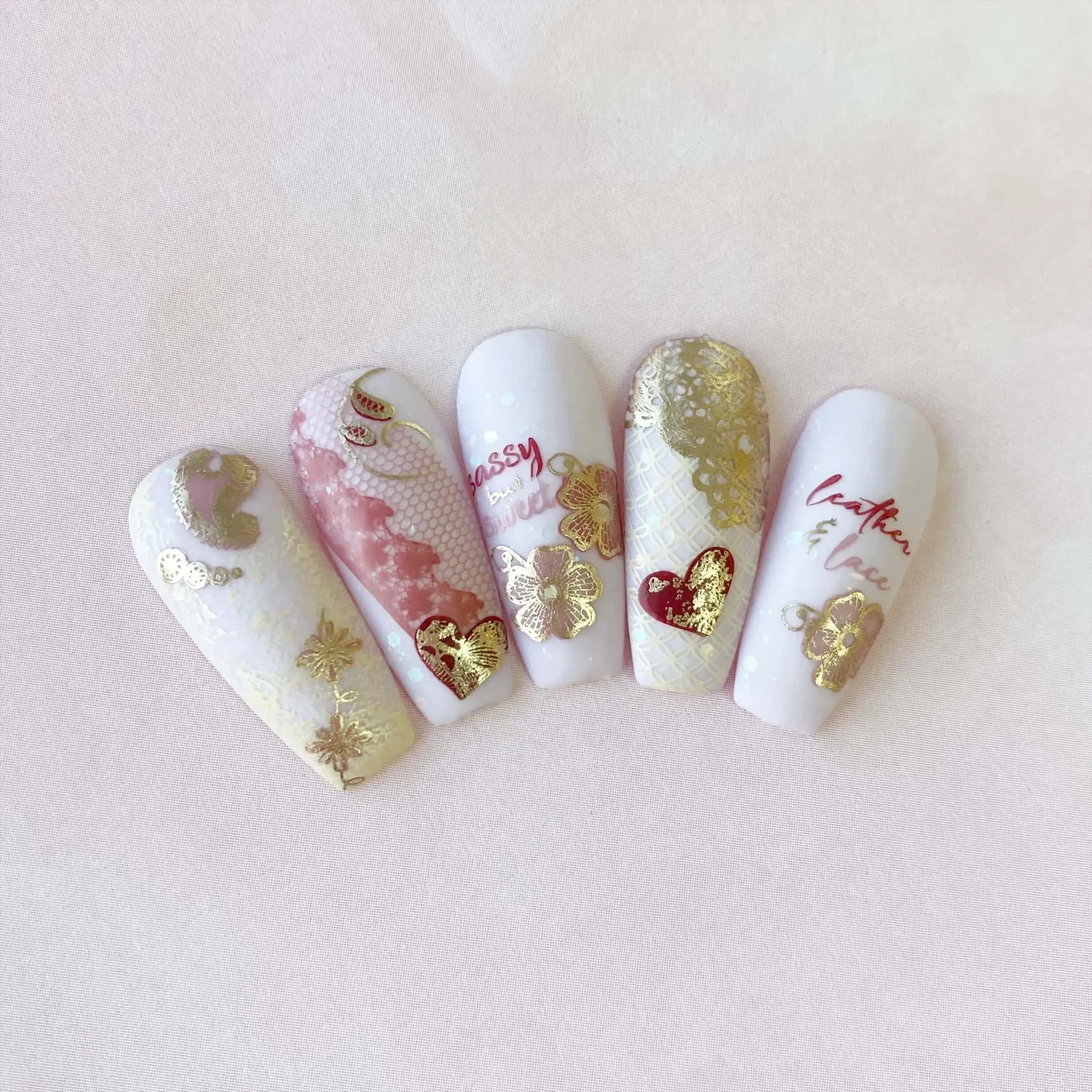 Clear Jelly Stamper Leather Lace CjSV-39 stamping blondeplade