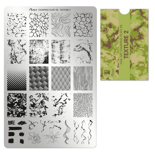 Moyra 98 Texture 2 stampingplade teksturmønster
