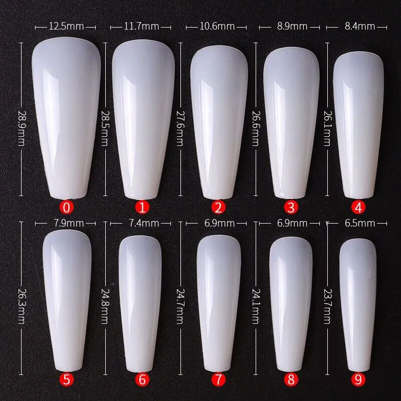 Moonflair Decoration Tips Ballerina Medium negletips ca. 500 stk