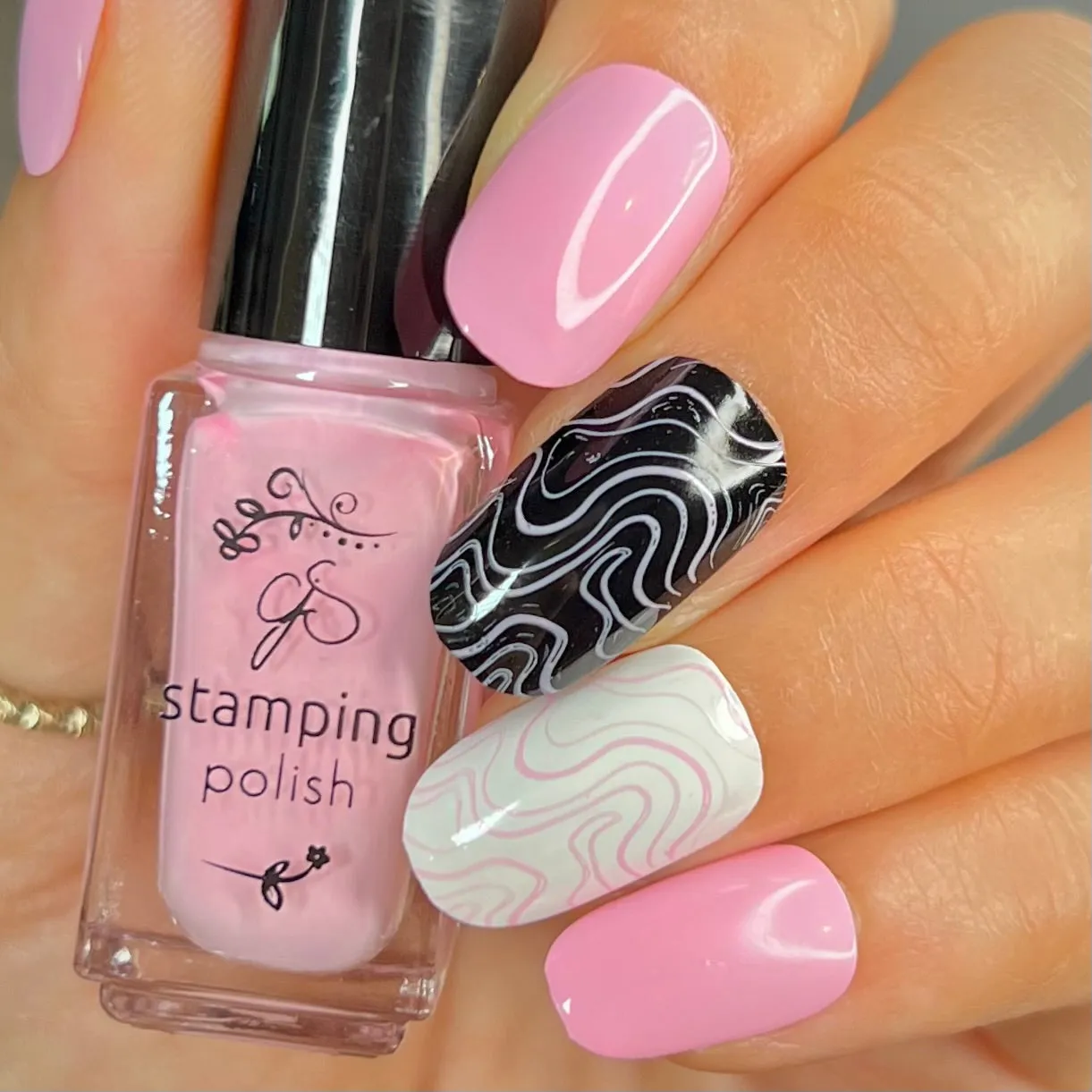 Clear Jelly Stamper 162 Babydoll stamping lak pink 5 ml