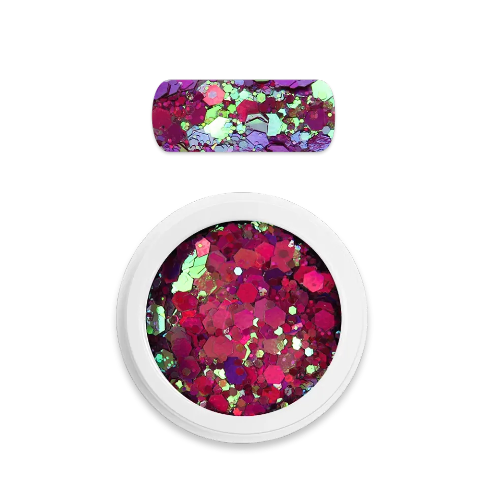 Moyra Holo Glitter Mix 14 Chameleon Mauve 1 g