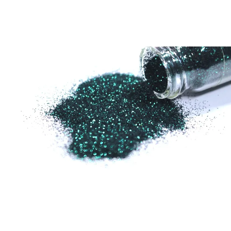 Indigo Nails Williow neglitter med grønt skær