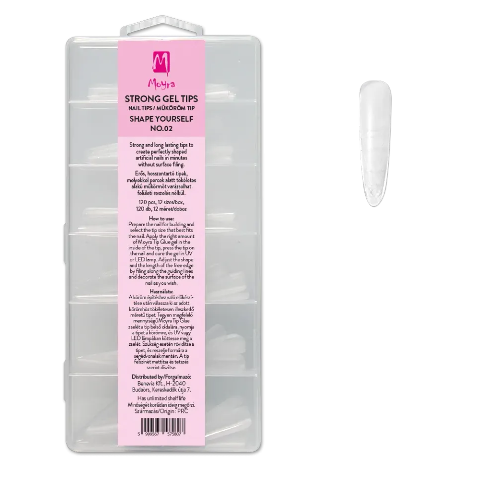 Moyra Strong Gel Tip 02 gele tips 120 stk