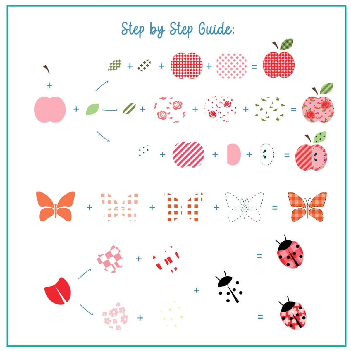 Clear Jelly Stamper Patterned Spring One CJS-285 stampingplade forår