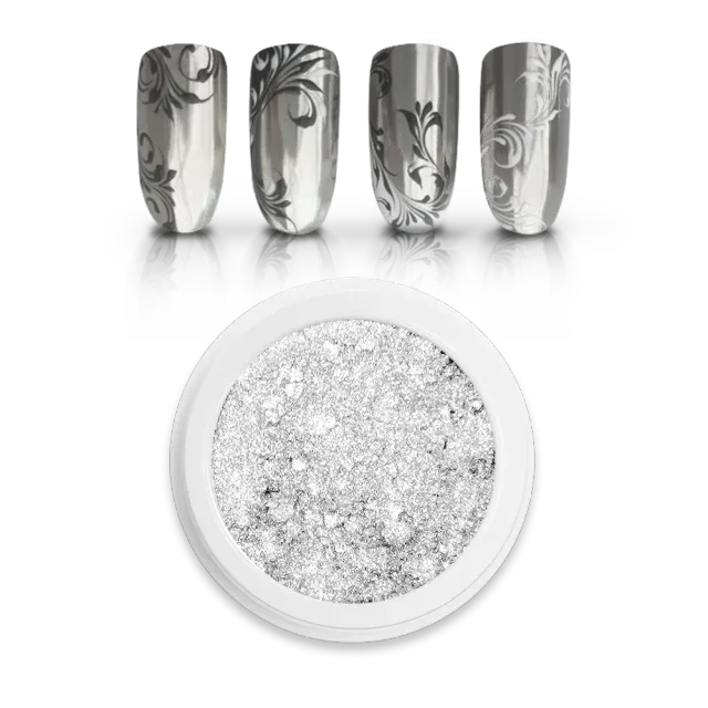 Moyra Mirror pulver No. 01 Silver 1 g spejleffekt