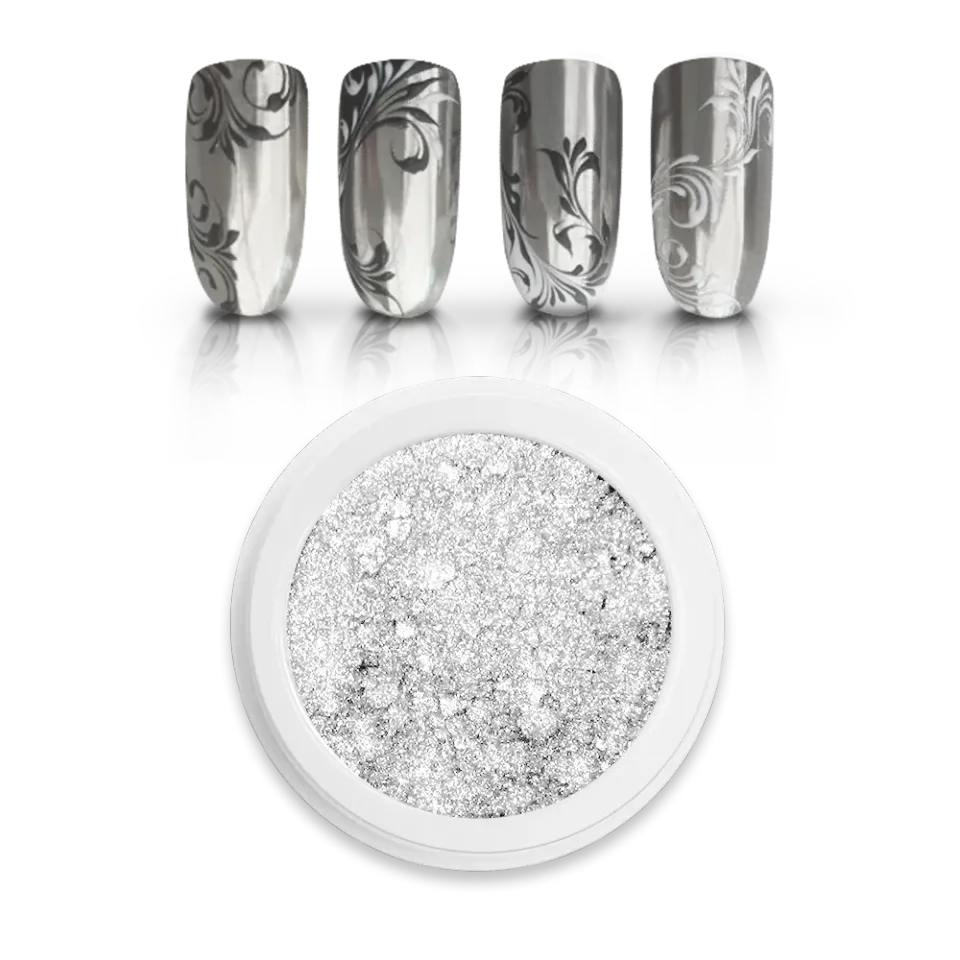 Moyra Mirror pulver No. 01 Silver 1 g spejleffekt