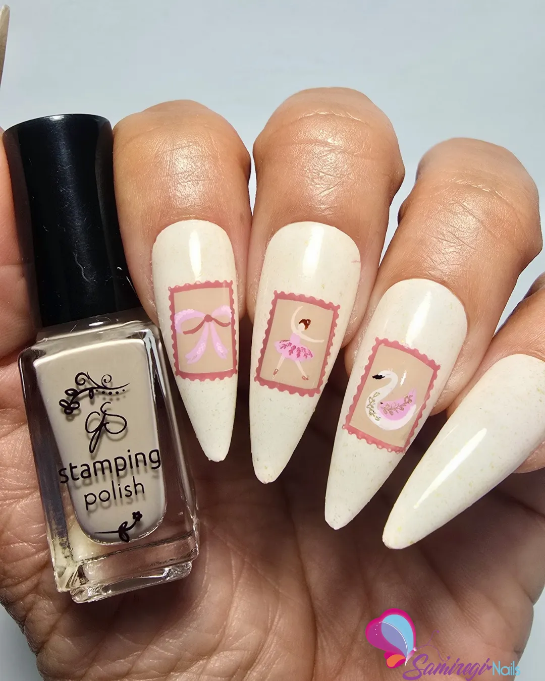 Clear Jelly Stamper CjSC-97 Sugarplum Post stampingplade jul