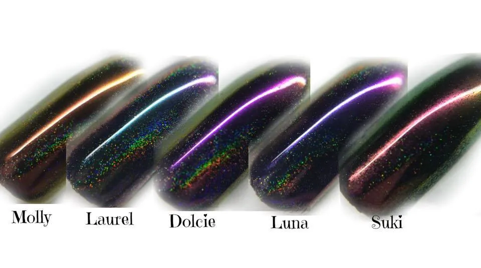 Beautystones Laurel Holo Chrome neglepulver spejleffekt