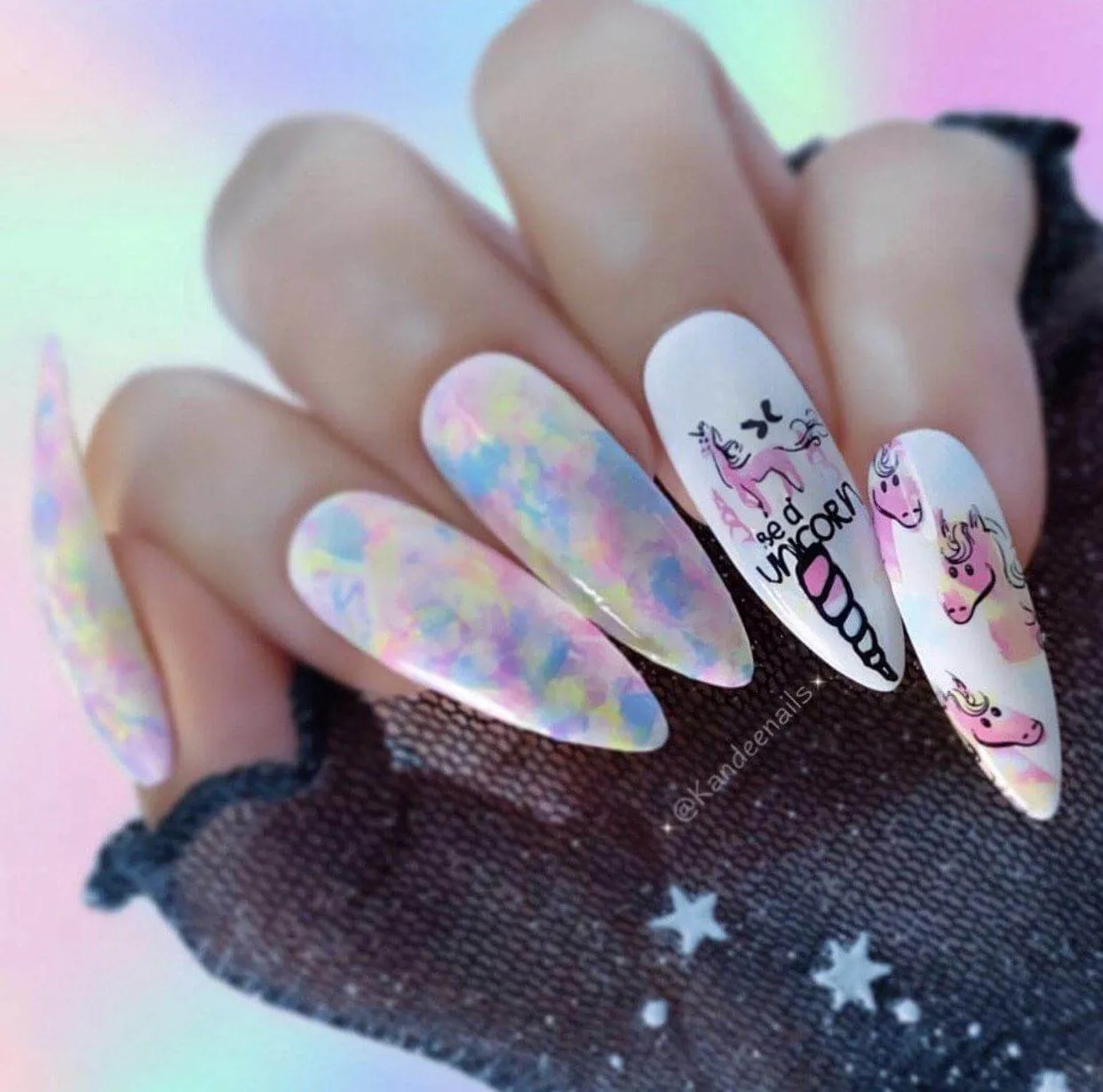 Clear Jelly Stamper CjS-94 Lil Unicorn stempelplade enhjørning