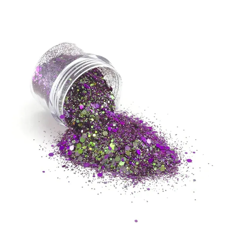 KoKo & Claire Sprinkles #17 Plum løs glitter lilla
