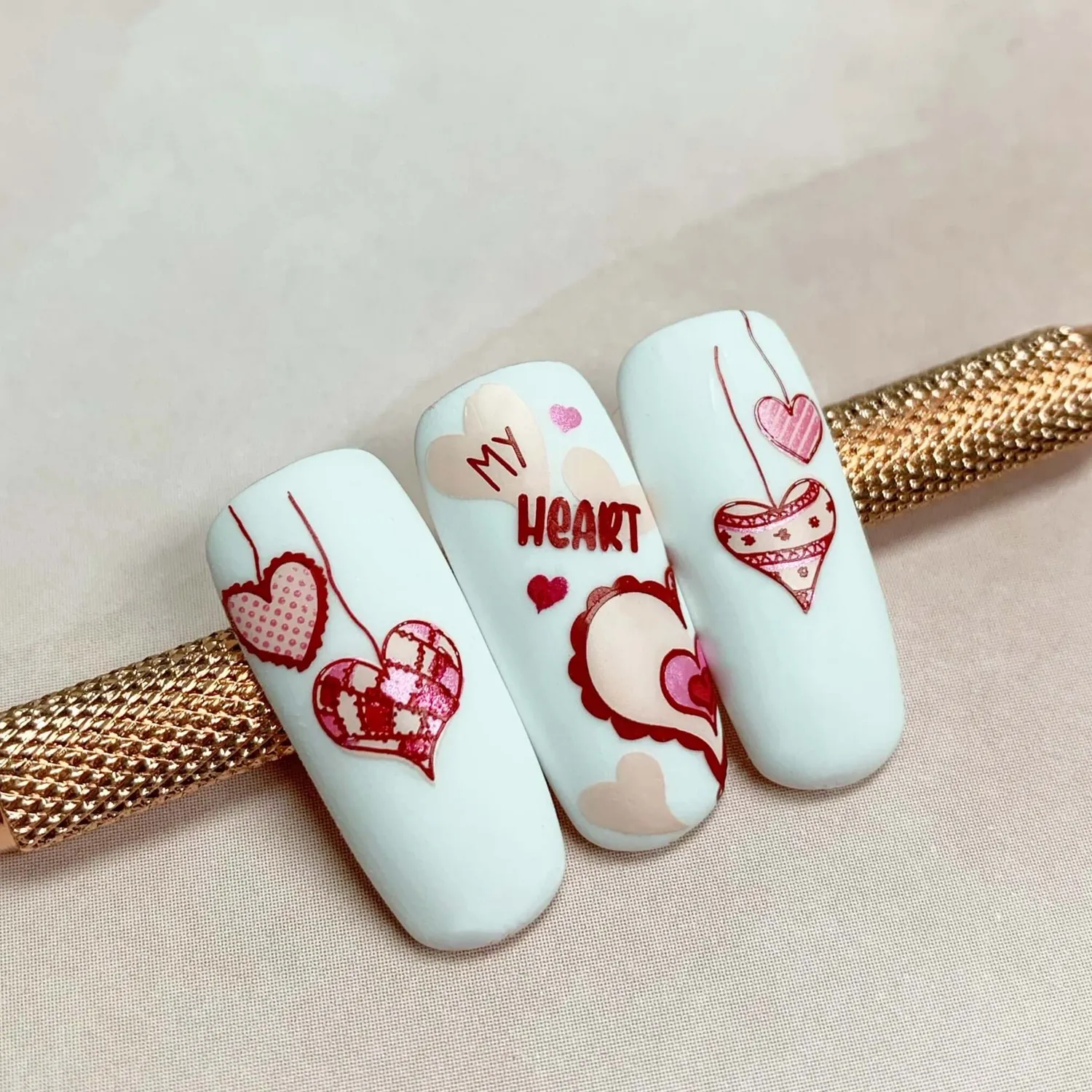 Clear Jelly Stamper Millions of Hearts CjSV-30 negleplade hjerter