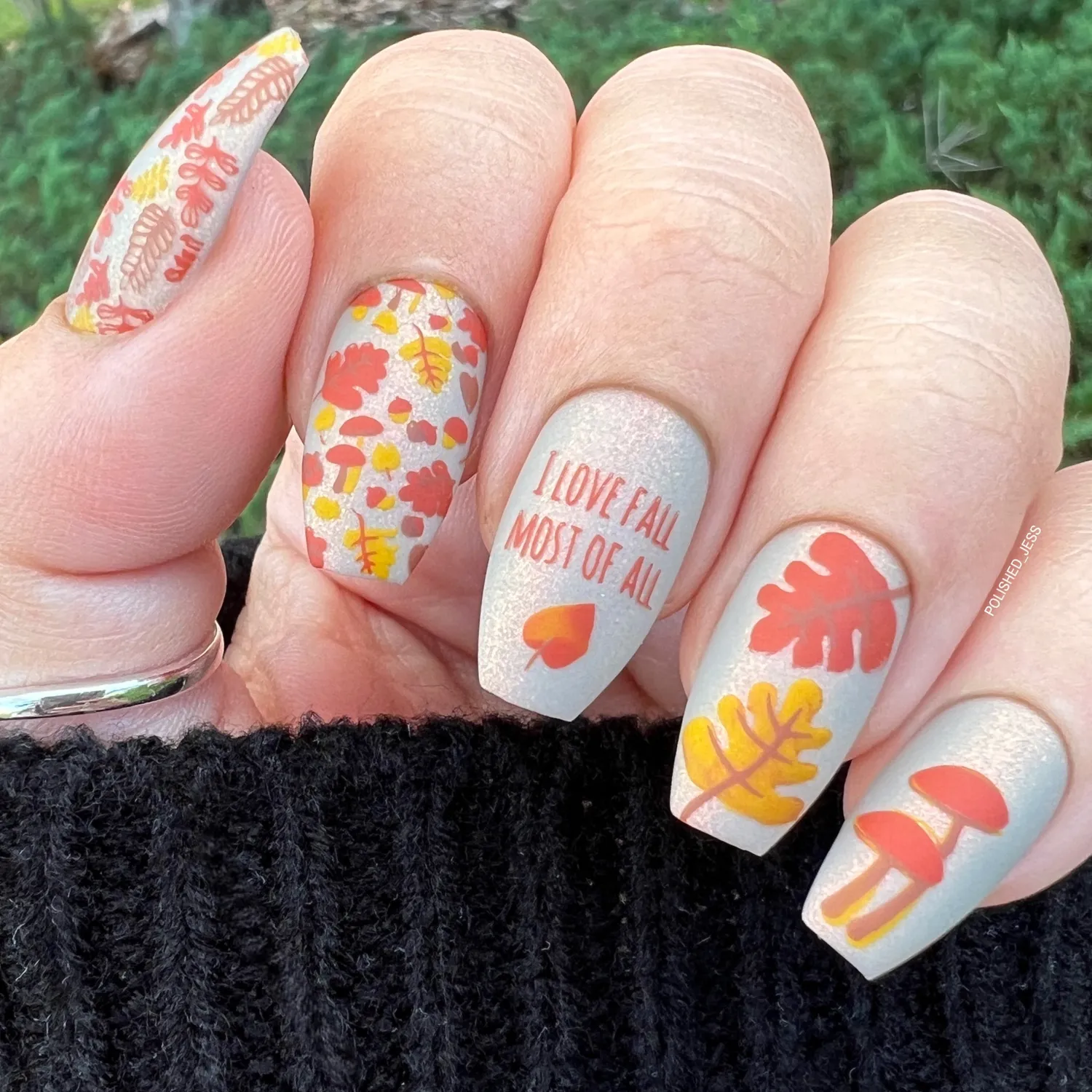 Clear Jelly Stamper CjS-133 Fallpaper stampingplade efterår