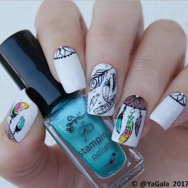 Clear Jelly Stamper CjS-31 Birds of a Feather stempelplade fjer