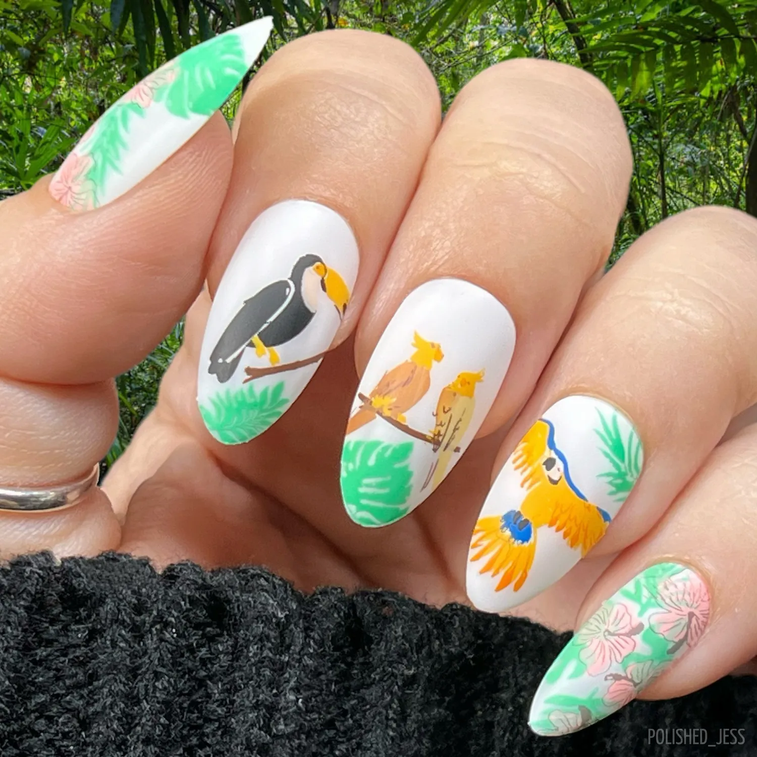 Clear Jelly Stamper CjS-359 Tropical Paradise stamping plade tropisk