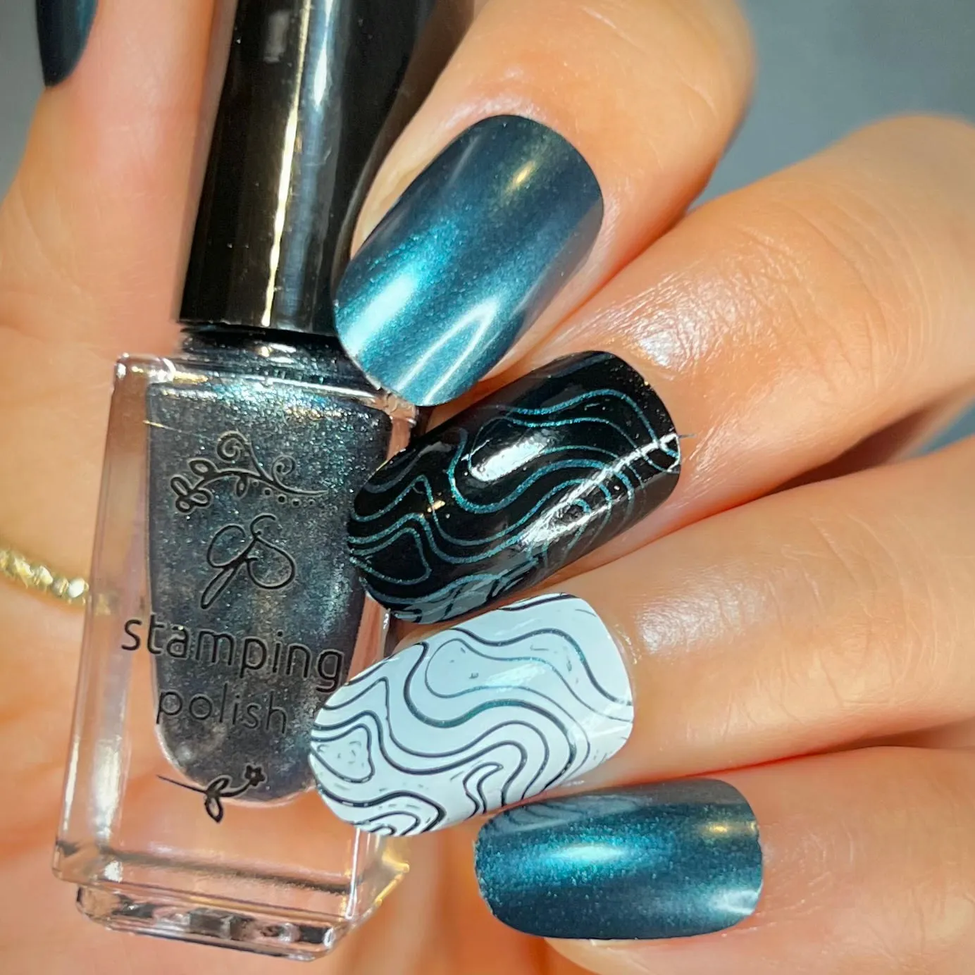 Clear Jelly Stamper #52 Jazz Not Blues stamping lak blå 5 ml
