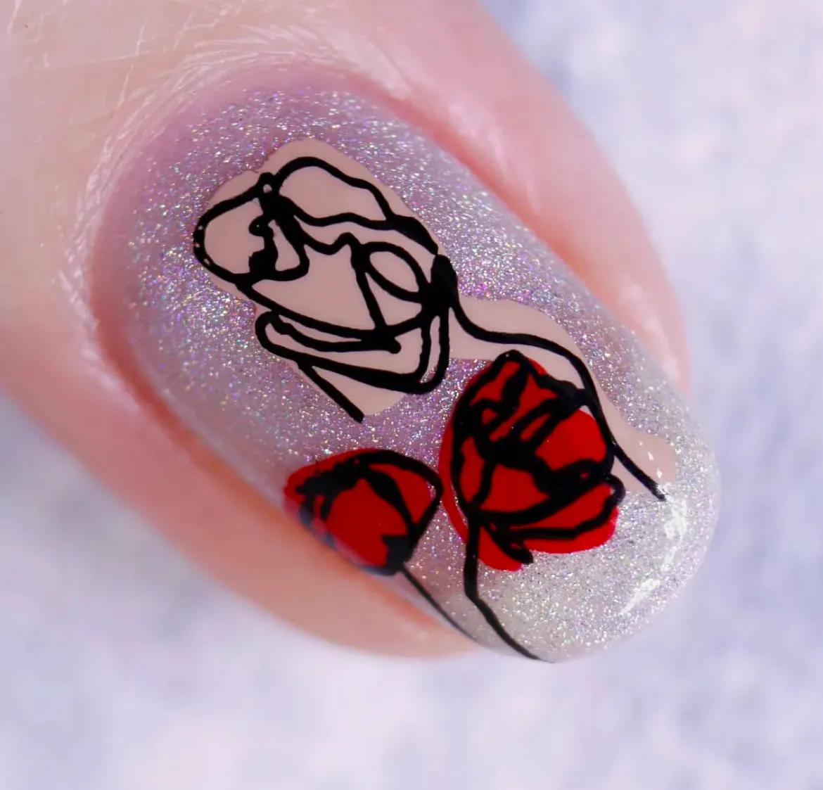 Clear Jelly Stamper Nude Sensual CjS-204 stempelplade 8x8