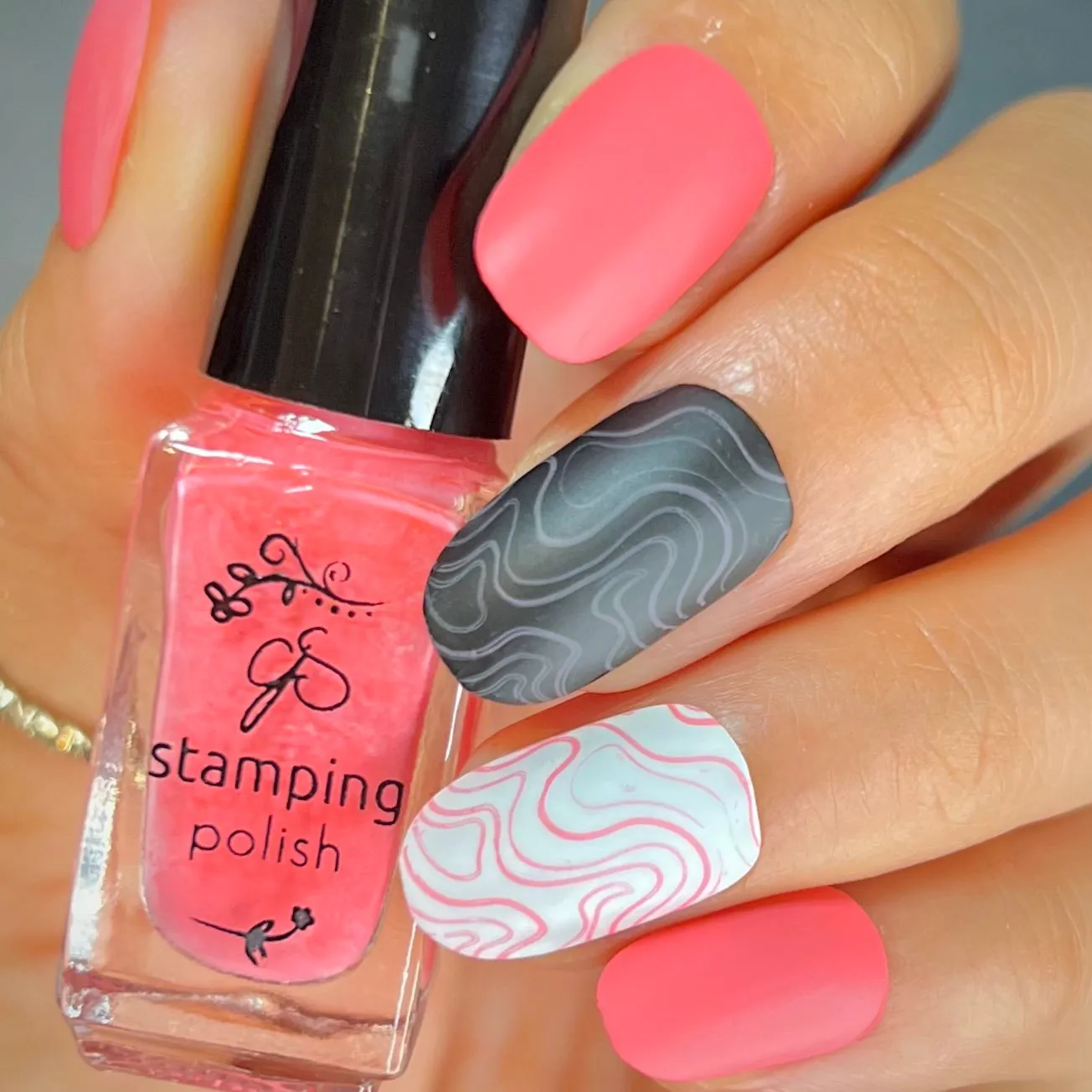 Clear Jelly Stamper 129 KaPink stampinglak pink sheer 5 ml