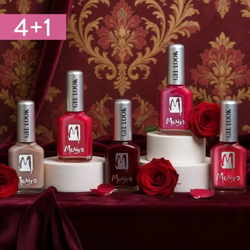 Moyra Gel Look Dark Romance neglelak sæt 5 x 12 ml