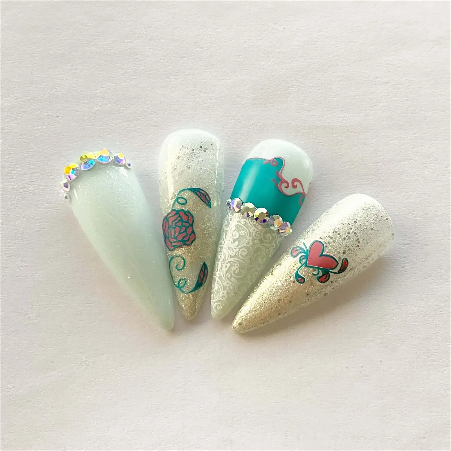 Clear Jelly Stamper Embellish CjSV-40 stampingplade blomster