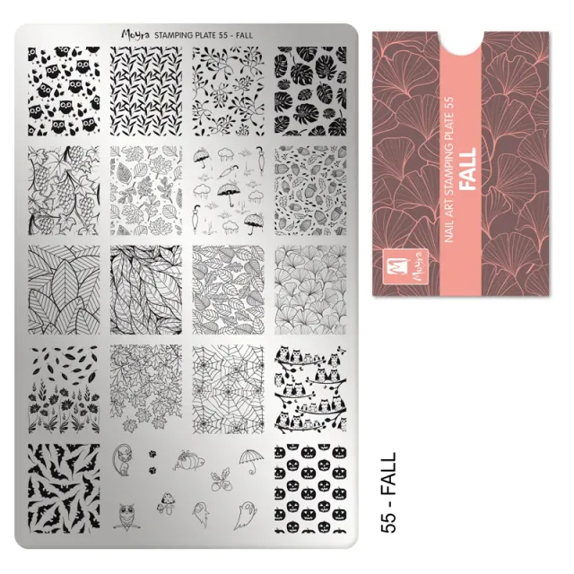 Moyra Stamping plate 55 Fall efterår