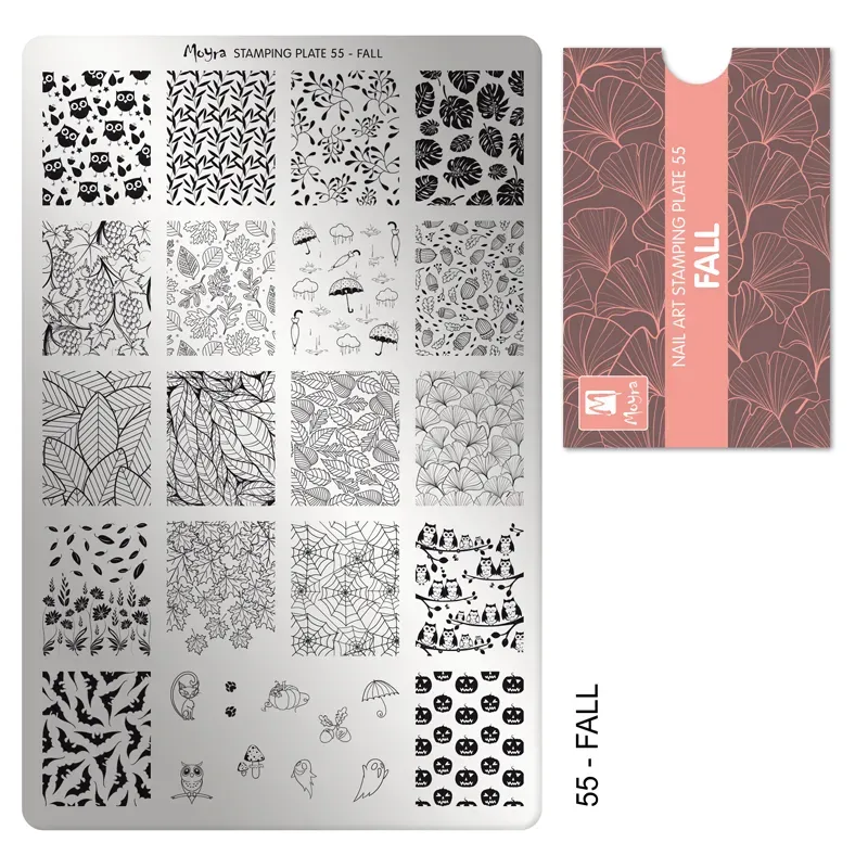 Moyra Stamping plate 55 Fall efterår