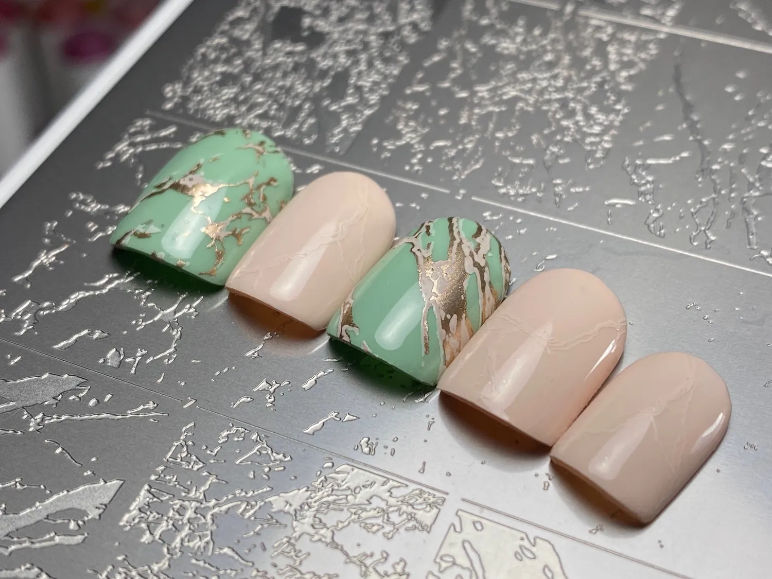 Clear Jelly Stamper Marble Crush CjS-405 stempelplade marmor