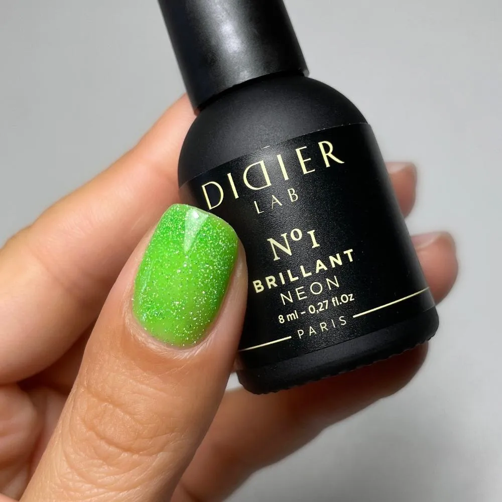 Didier Lab Brillant Neon No1 gellak 8ml neongrøn