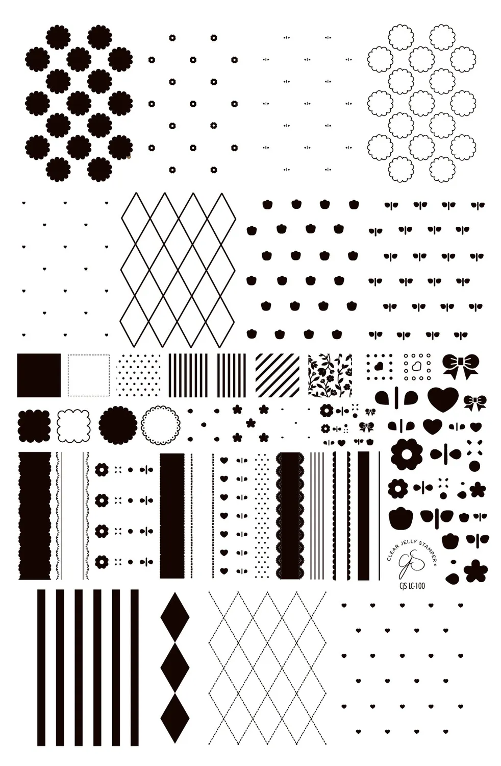 Clear Jelly Stamper CjS-383 Cozy Corner stamping plade ternet