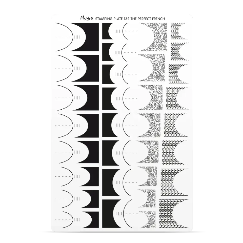 Moyra 132 Try-on ark til stampingplade