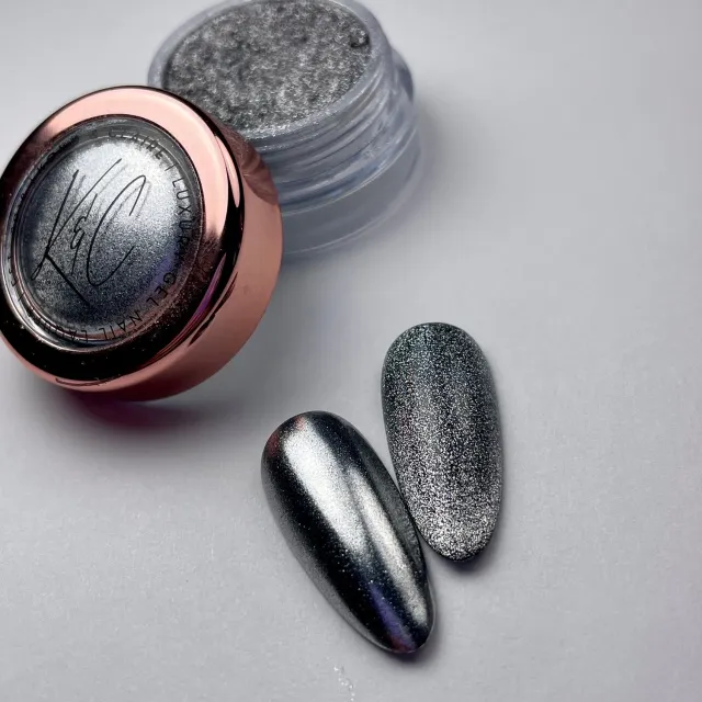 Clear Jelly Stamper The Silver Lining chromepigment magnetisk sølv