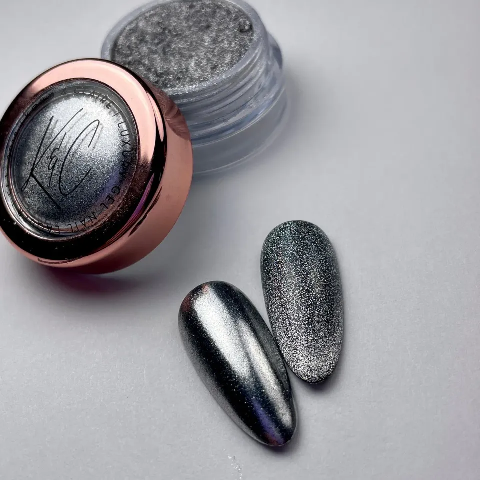 Clear Jelly Stamper The Silver Lining chromepigment magnetisk sølv