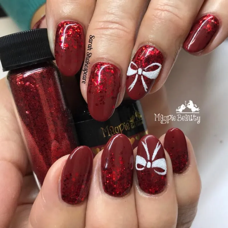 Indigo Nails Robin Glitter negleglitter grøn