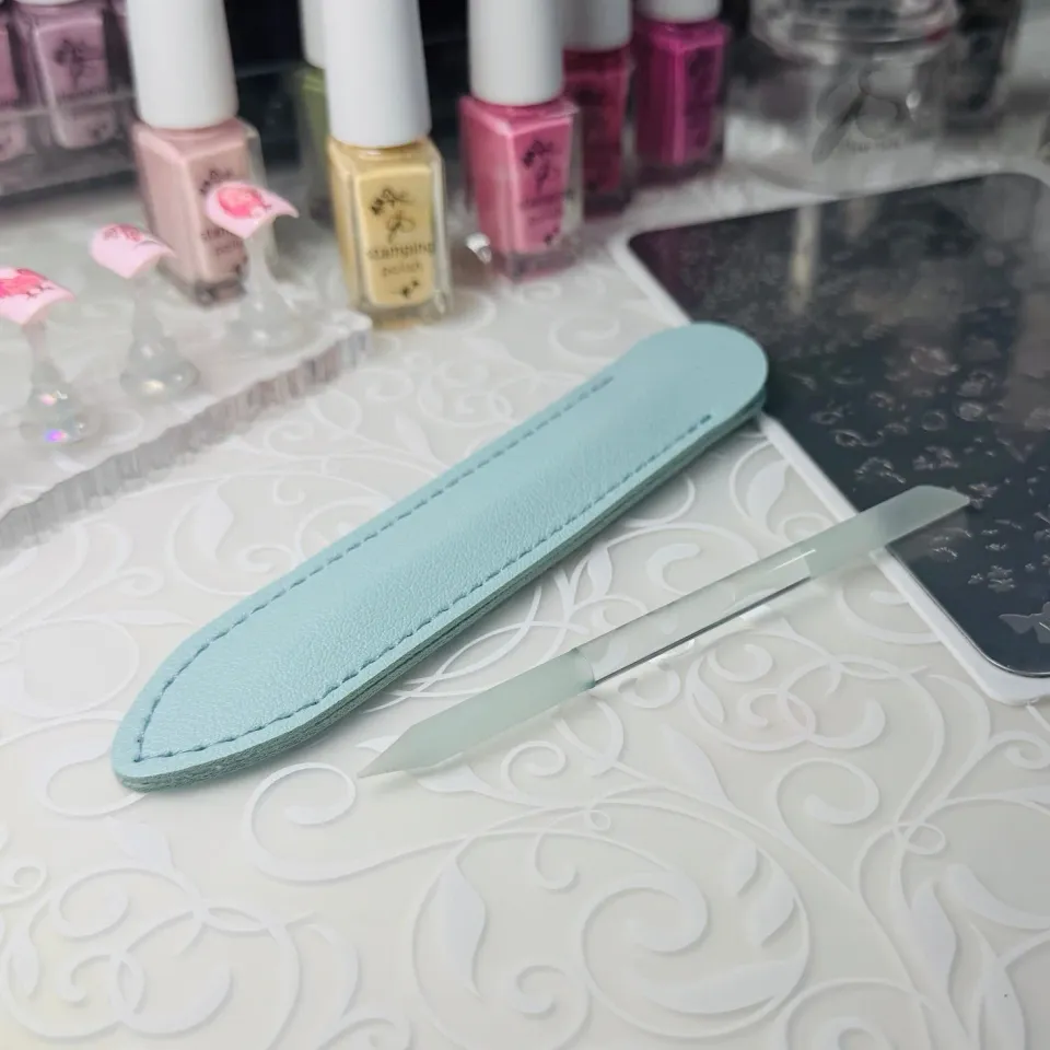 Clear Jelly Stamper Cuticle Glass Tool neglebåndsskubber glas