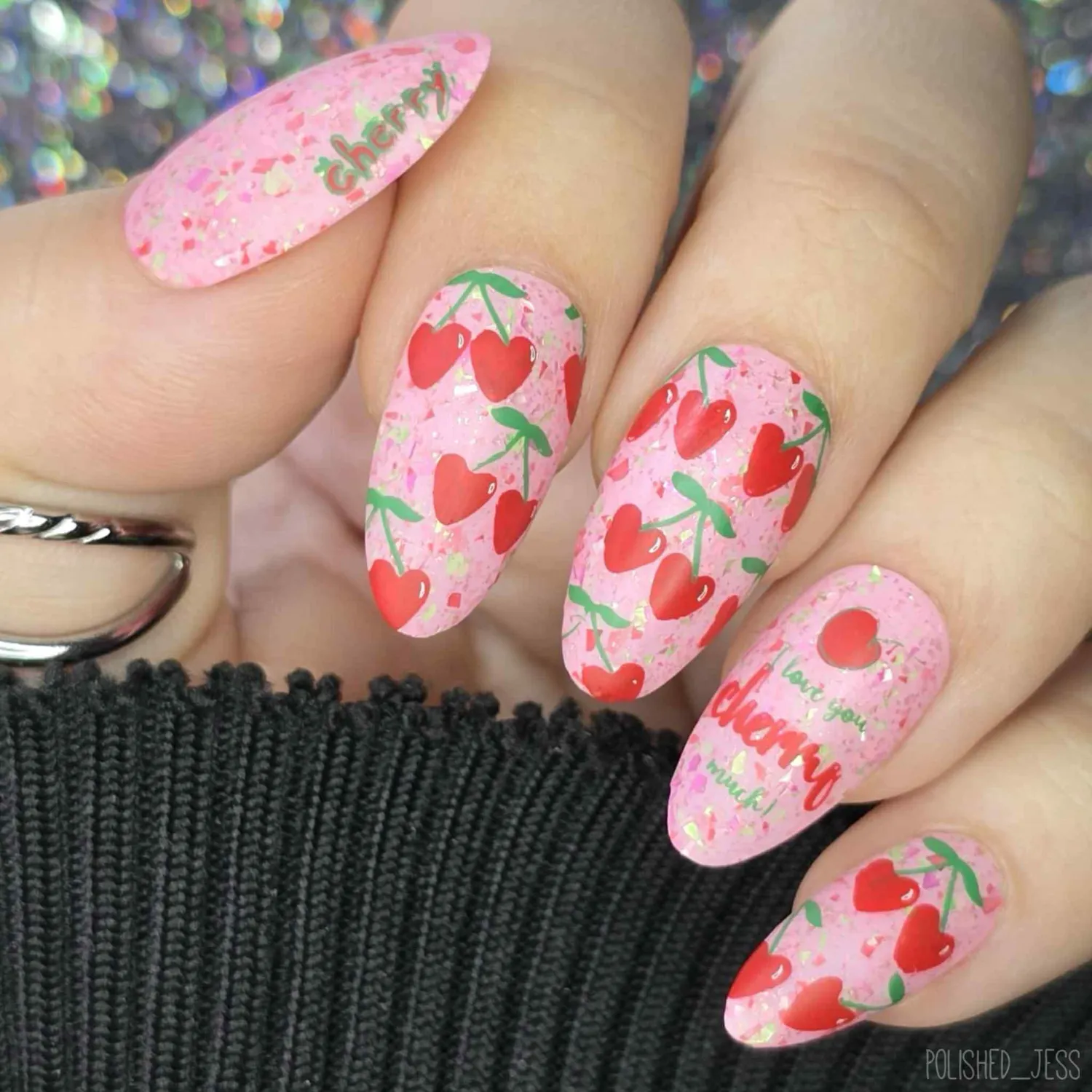 Clear Jelly Stamper Cherry Bomb stampingplade CjS-382 14x9
