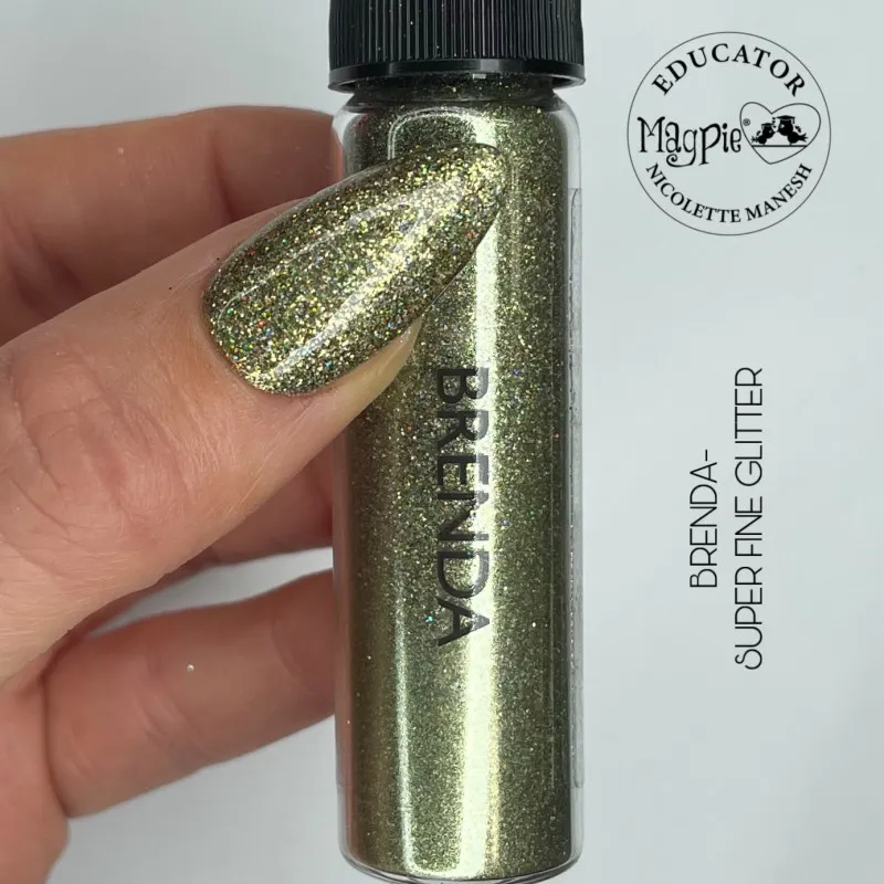 Indigo Nails Brenda glitter til negle – fin glans